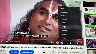 Tutorial Sottotitoli nelle mie interviste in inglese come Paramahamsa Vishwananda Ecco come fare [upl. by Kathryn838]