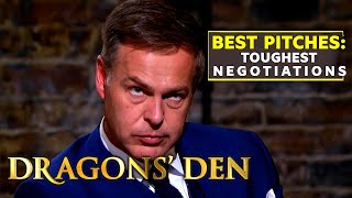 Best Pitches 4 of the Toughest Negotiations  Dragons Den [upl. by Enirod68]