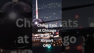 OHare Airport on a Budget Best Dining Deals [upl. by Floss]