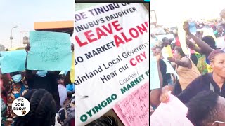 INJUSTICE  Oyingbo market men and women protesting after their market was locked for 13 days [upl. by Luhe]