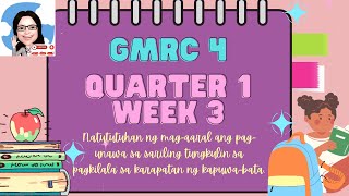 GMRC 4 QUARTER 1 WEEK 3 KARAPATAN AT TUNGKULIN [upl. by Sualakcin]