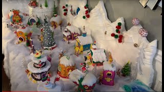 Department 56 Grinch Village Tour [upl. by Cherice]