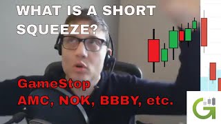 What is short squeeze GME Gamestop investors now know GME AMC NOK BB BBBY WallStreetBets [upl. by Kaufmann]