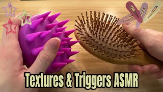 20 Different ASMR Textures and Triggers  Tapping Mouth Sounds Scratching ASMR [upl. by Miza170]