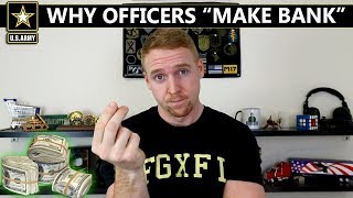 Enlisted vs Officer Pay Gap  Why Officers Get Paid So Much More [upl. by Revkah]