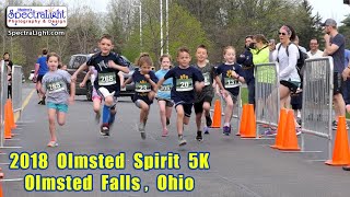 2018 Olmsted Spirit 5K Race and Kids Fun Runs  Olmsted Falls Middle School  OFHS Scholarships [upl. by Ydne]