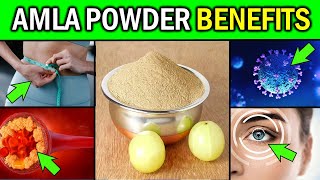 10 WONDERFUL Health Benefits of AMLA PowderJuice Indian Gooseberry [upl. by Iv]