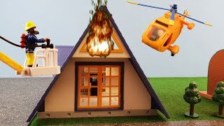 Fireman Sam Toys Episode 22 Fire Holiday Home Wallaby 2 Firefighter Sam Toy 2019 Jupiter Station [upl. by Llennol]