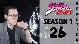 The genius stops thinking  JoJos Bizarre Adventure  1x26 The Ascendant One  Reaction [upl. by Hewitt]