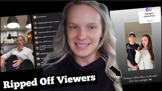 Kyra Renee ClICKBAITING Viewers Into Buying Instagram Subscription [upl. by Esyned360]