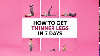 How To Get Thinner Legs In 7 Days [upl. by Ty]