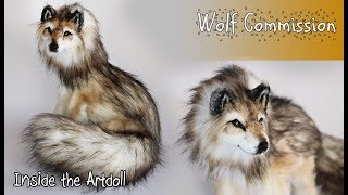 Wolf Commission Poseable Artdoll [upl. by Gnemgnok]