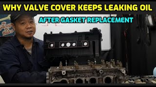 THIS IS WHY VALVE COVER KEEPS LEAKING OIL AFTER GASKET REPLACEMENT [upl. by Island293]