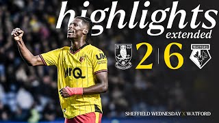 Sheffield Wednesday 26 Watford  Extended Highlights 🎞️ [upl. by Attenwad]