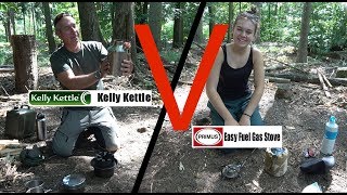 Battle of the Boil  Kelly Kettle v Gas Stove [upl. by Ailerua]