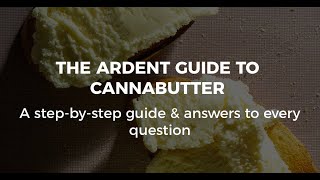 How to Make Cannabutter in the Ardent FX Using the Vessel [upl. by Ahsilav706]