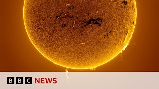 Stunning photos show the Sun like never before  BBC News [upl. by Shultz]