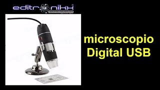 microscopio digital usb [upl. by Nnairrek]