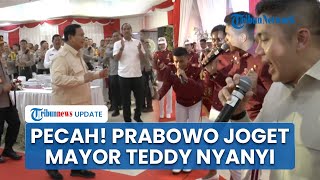 Momen Gemas Presiden Prabowo amp Mayor Teddy Joget hingga Nyanyi O Ulate Bersama Taruna Akpol [upl. by Elaine]