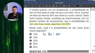 174 Ao lançar uma moeda para tirar “cara ou coroa” normalmente consideramos que a probabilidade de [upl. by Durwood]