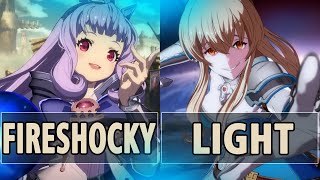 GBVSR🔥FireShocky Cagliostro Vs Light Vira🔥 High Level Gameplay [upl. by Hotchkiss]