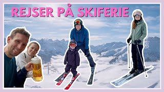 VI REJSER PÅ SKIFERIE🚆⛷️🏔️ Togrejsen lejlighedstour og den første dag på ski│LOUISE SOPHIA♡ [upl. by Annauj]