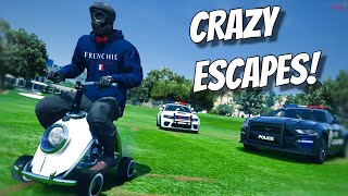 Craziest Escapes From the Cops  GTA 5 RP [upl. by Aneeh677]