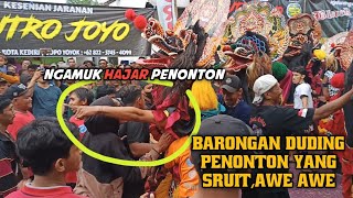 Barongan Ngamuk Berathingga kabruk penonton yang sruit New Putro Joyo [upl. by Ardnoed]