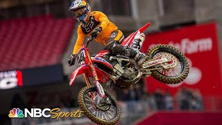 Supercross Round 2 at Glendale  EXTENDED HIGHLIGHTS  11219  NBC Sports [upl. by Prudy]