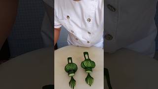 Learn How to Cucumber🥒 Make Carving cutting designCreative VagetableEasy Cucumber carving design [upl. by Nerrag829]