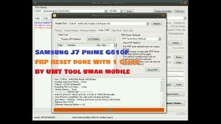 Samsung J7 Prime G610F FRP Reset done With 1 Click By UMT Tool [upl. by Clark348]