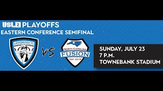 LIVE USL League Two Playoffs Lionsbridge FC vs North Carolina Fusion [upl. by Molahs]