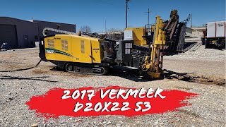 2017 Vermeer D20x22 S3 drill demo  SOURCE HDD [upl. by Suoirred]