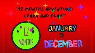 Learn the Months A Journey Through the Year toddlers months year toddlers january december [upl. by Moraj146]