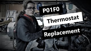 how to replace the thermostats in a 2013 Chevy duramax [upl. by Hsemar]