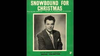 Dickie Valentine  Snowbound for Christmas 1957 [upl. by Nilrem]