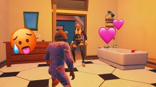 Fortnite Roleplay THE SUS BABYSITTER SHE GOT IN TROUBLE A Fortnite Short Film [upl. by Kirbie]