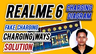 REALME 6 CHARGING PROBLEM 💯  DIAGRAM । FAKE ।CHARGING LOGO। CIRCUIT। JUMPER। WAYS [upl. by Medovich]