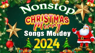 CHRISTMAS SONGS MEDLEY DISCO 2024  We Wish You A Merry Christmas 2024  2025 [upl. by Jonah]