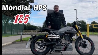 Mondial HPS 125 Motorcycle review  test ride The best looking 125cc money can buy [upl. by Ofelia]