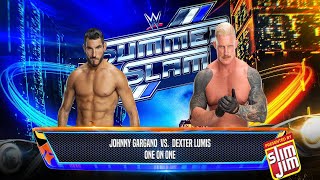 JOHNNY GARGANO VS DEXTER LUMIS LAST MAN STANDING WWE 2K24 UNIVERSE MODE SUMMERSLAM PPV [upl. by Urian]