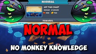 BTD6 Lych Tutorial on Normal  No Monkey Knowledge  on Off The Coast [upl. by Merkle]