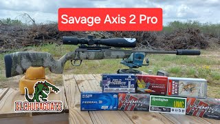 SAVAGE AXIS 2 PRO IN 22250 ACCURACY TEST [upl. by Palla669]