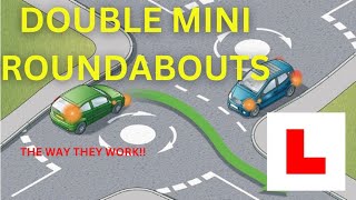 🌟DOUBLE MINI roundaboutsHow to NAVIGATE them🌟 drivingtestsuccess drivingtest [upl. by Enaira]