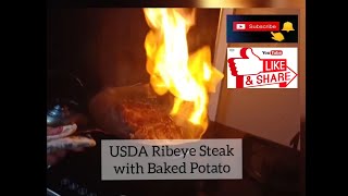 USDA Ribeye Steak Medium Rare Steak  Angel Channel [upl. by Simpkins31]