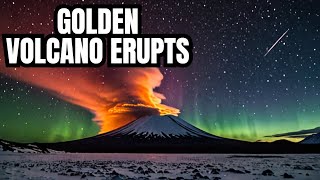 The golden volcano mount erebus eruption Mount Erebus last eruption  Mount Erebus eruption history [upl. by Ellison]