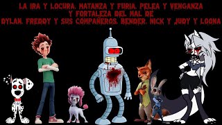 Creepypasta De Calle Dálmatas 101 ft 100 Lobo Futurama Zootopia amp Helluva Boss [upl. by Gottlieb]