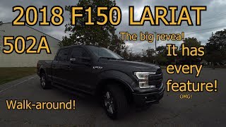 2018 Lariat F150 walk around [upl. by Htnnek467]