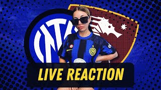 INTERSALERNITANA  LIVE REACTION [upl. by Yahiya]