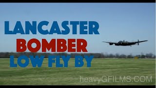 WW2 Lancaster Bomber  start up take off amp low pass incredible sound [upl. by Cord]